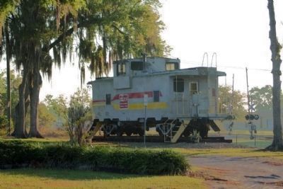 Zephyrhills Depot and Caboose display image. Click for full size.