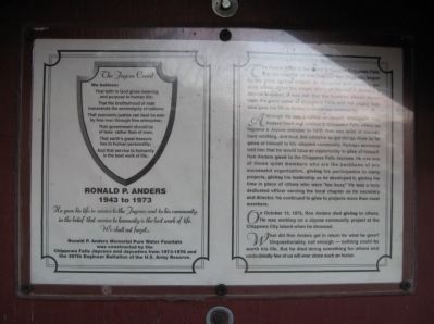 Ronald P. Anders Marker. Click for full size. Ronald P. Anders Marker image. Click for full size.