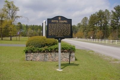 Pitts Chapel Marker image. Click for full size.