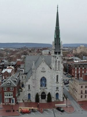 Grace Methodist Church seen from the south. Click for full size. Grace Methodist Church seen from the south image. Click for full size.