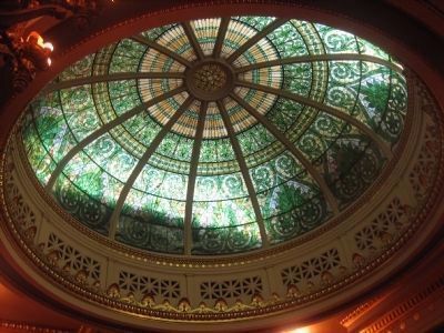 The Pennsylvania State Capitol, skylight in Supreme Court Chamber image. Click for full size.