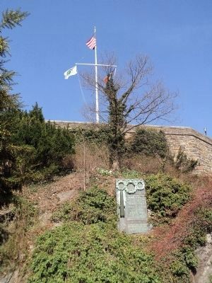 Marker in Fort Tryon Marker Park image. Click for full size.