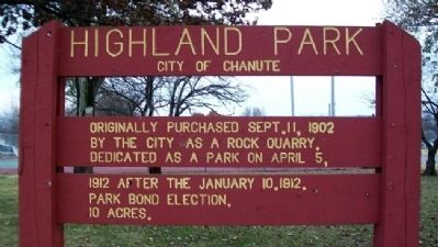 Highland Park Marker. Click for full size. Highland Park Marker image. Click for full size.