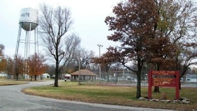 Highland Park Marker. Click for full size. Highland Park Marker image. Click for full size.