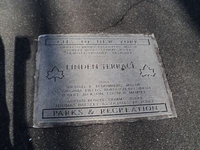 Linden Terrace Marker. Click for full size. Linden Terrace Marker image. Click for full size.