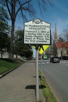 N.C. Pharmaceutical Association Marker. Click for full size. N.C. Pharmaceutical Association Marker image. Click for full size.