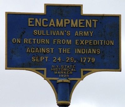 Sullivan's Army Encampment Marker image. Click for full size.