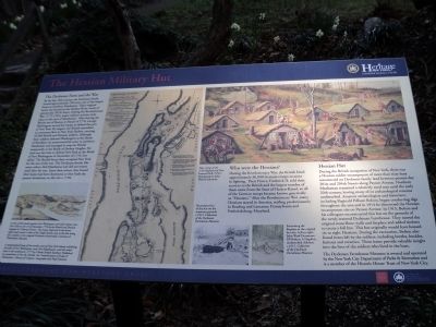 The Hessian Military Hut Marker. Click for full size. The Hessian Military Hut Marker image. Click for full size.