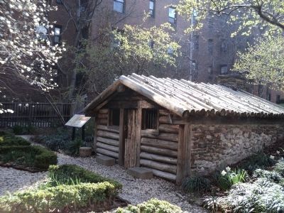 Hessian Military Hut at the the Dyckman Farmhouse image. Click for full size.
