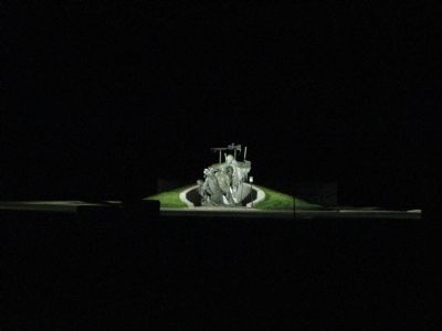 Fragments Sculpture at Night. Click for full size. Fragments Sculpture at Night image. Click for full size.