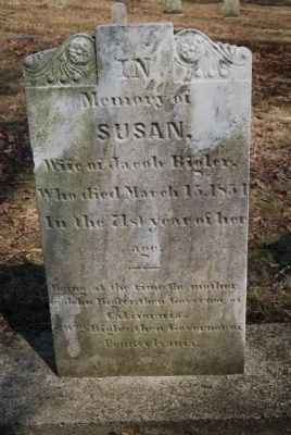 Susan Bigler Grave image. Click for full size.