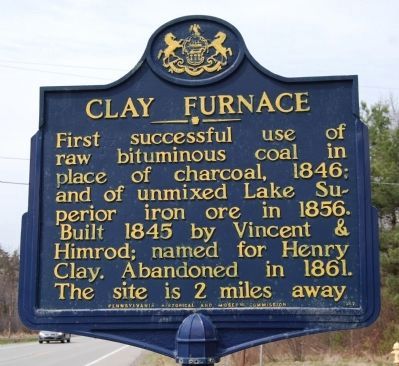 Clay Furnace Marker image. Click for full size.
