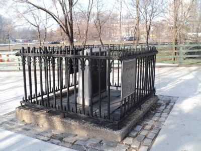 Monument in McNally Plaza. Click for full size. Monument in McNally Plaza image. Click for full size.