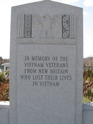 New Britain Vietnam Veterans Memorial image. Click for full size.