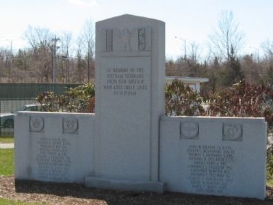 New Britain Vietnam Veterans Memorial image. Click for full size.