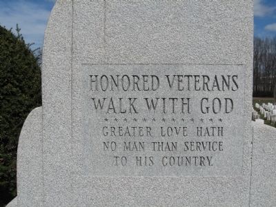 Honored Veterans Walk With God Memorial image. Click for full size.