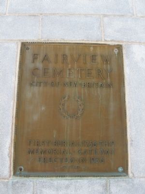 Fairview Cemetery Marker image. Click for full size.