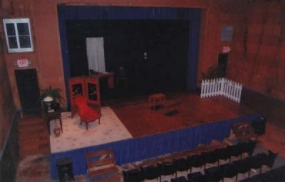 Interior of Saluda Theater. Click for full size. Interior of Saluda Theater image. Click for full size.