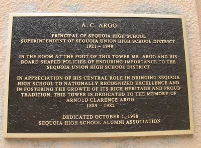 A. C. Argo Marker. Click for full size. A. C. Argo Marker image. Click for full size.