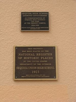 Diamond Anniversary and NRHP Plaques. Click for full size. Diamond Anniversary and NRHP Plaques image. Click for full size.