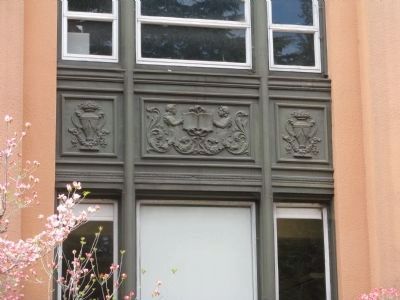 Architectural Detail on the Building. Click for full size. Architectural Detail on the Building image. Click for full size.