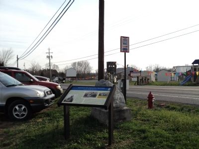 Marker on Williamsport Pike image. Click for full size.