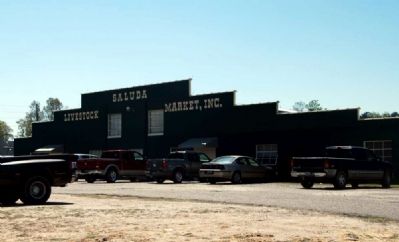 Saluda County Stockyard and Livestock Market image. Click for full size.