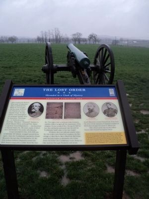 Marker on the Monocacy Battlefield. Click for full size. Marker on the Monocacy Battlefield image. Click for full size.