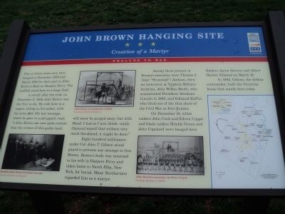 John Brown Hanging Site Marker image. Click for full size.