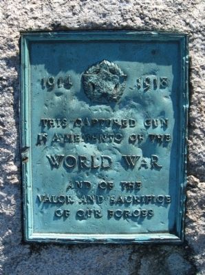 This Captured Gun Marker. Click for full size. This Captured Gun Marker image. Click for full size.