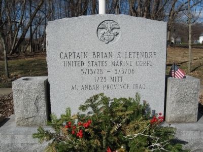 Captain Brian S. Letendre Memorial image. Click for full size.