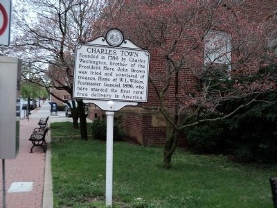 Marker in Charles Town image. Click for full size.