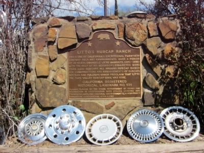 Litto's Hubcap Ranch Marker image. Click for full size.