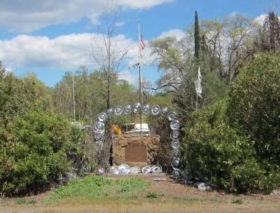 Litto's Hubcap Ranch Marker - wide view image. Click for full size.