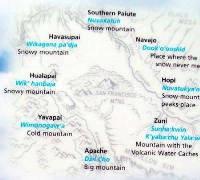 Indigenous Peoples Names for "The Peaks" image. Click for full size.