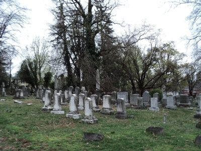 Graves in Zion Episcopal Churchyard. Click for full size. Graves in Zion Episcopal Churchyard image. Click for full size.