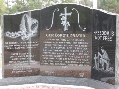 Spring Branch Cemetery Veterans Memorial image. Click for full size.