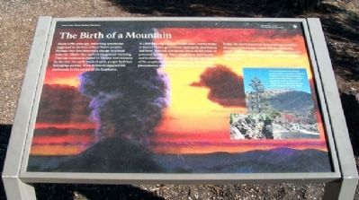 The Birth of a Mountain Marker image. Click for full size.