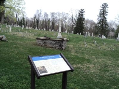 Marker in Elmwood Cemetery image. Click for full size.