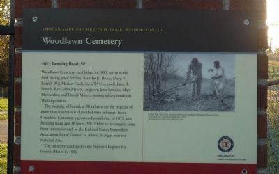 Woodlawn Cemetery Marker image. Click for full size.