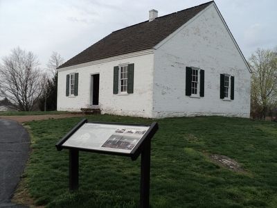 Marker at the Dunker Church image. Click for full size.