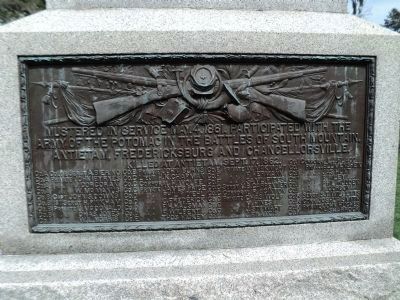 4th New York Volunteer Infantry Marker (Lower Plaque) image. Click for full size.