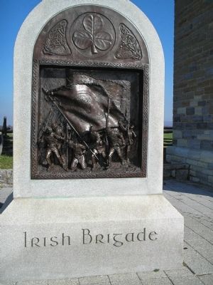 Irish Brigade Monument at the Bloody Lane image. Click for full size.