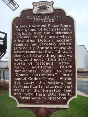 Early Dutch Settlers Marker image. Click for full size.