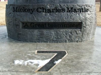 Mickey Charles Mantle Memorial image. Click for full size.