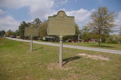 The Stoneman Raid Marker at former location. image. Click for full size.