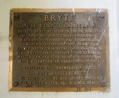 Bryte Marker. Click for full size. Bryte Marker image. Click for full size.