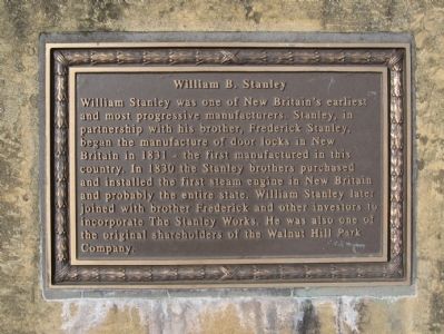 William B. Stanley Marker image. Click for full size.