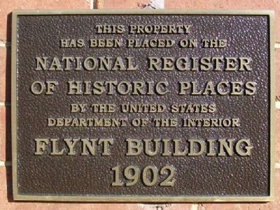 Flynt Building Marker image. Click for full size.