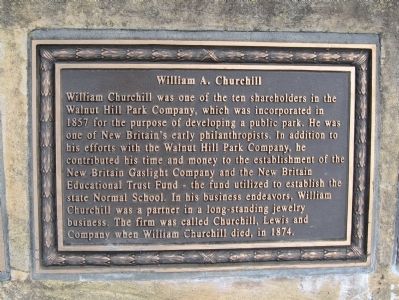 William A. Churchill Marker image. Click for full size.